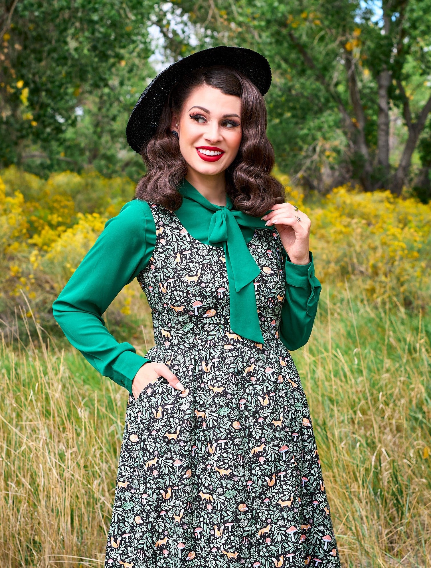Foxy Fit & Flare Dress - XS only, 1 left!
