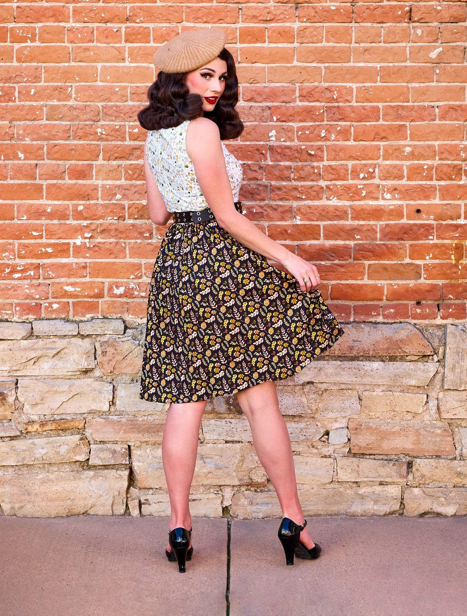 Snailing Along Twofer Dress