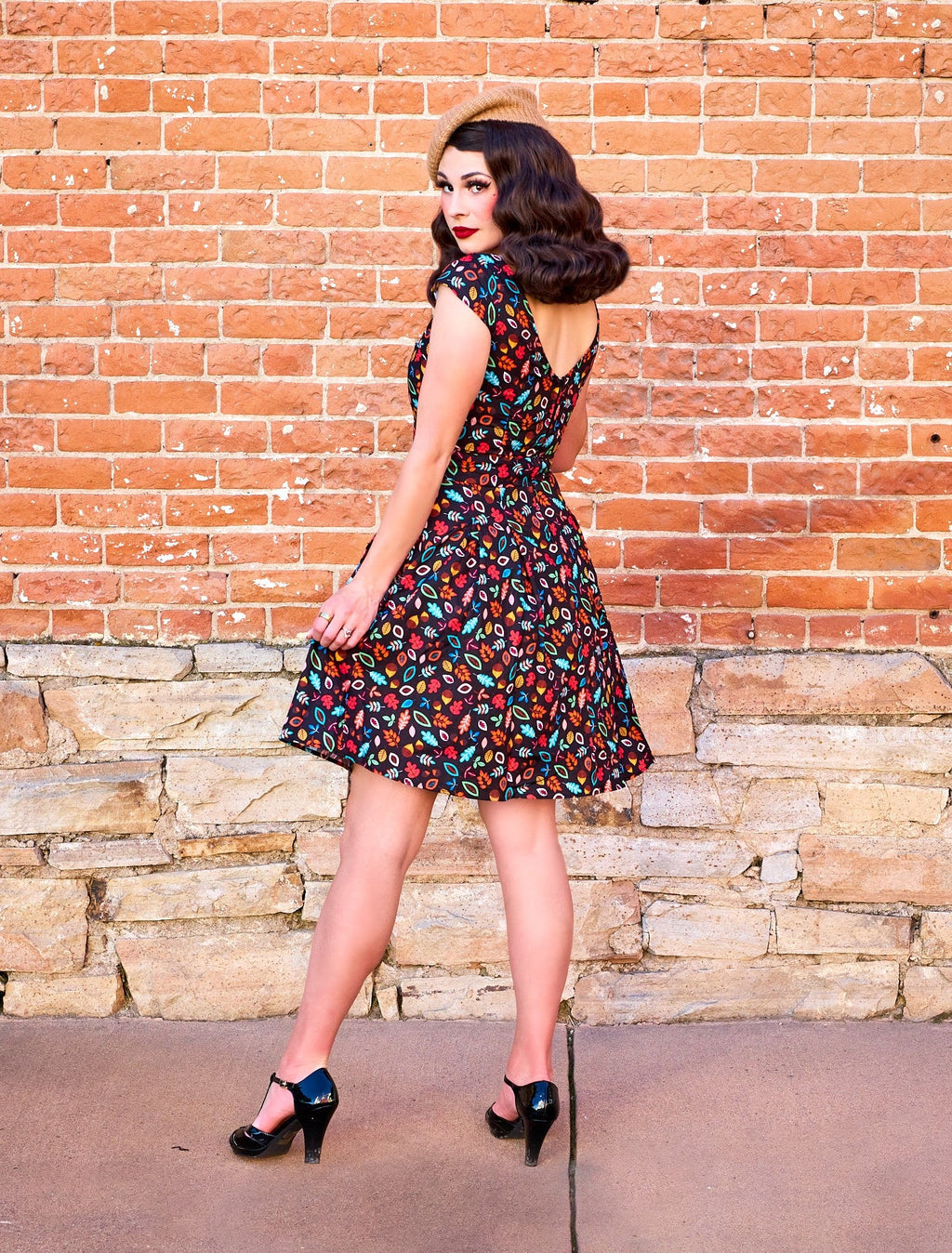 Leaves & Acorns Margaret Dress