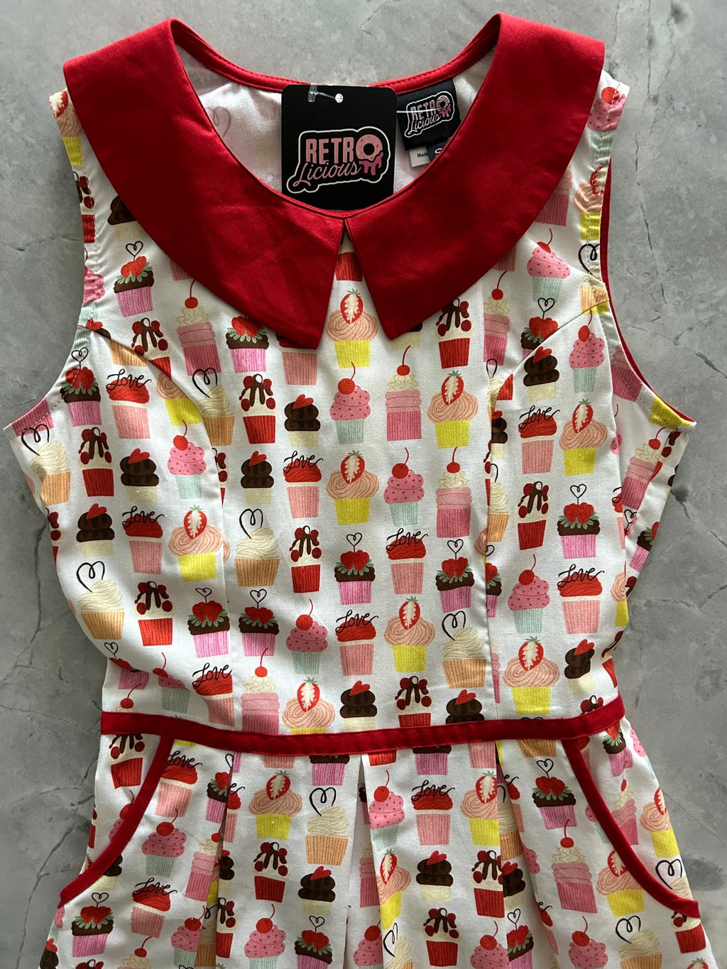 Cupcake Collared Dress