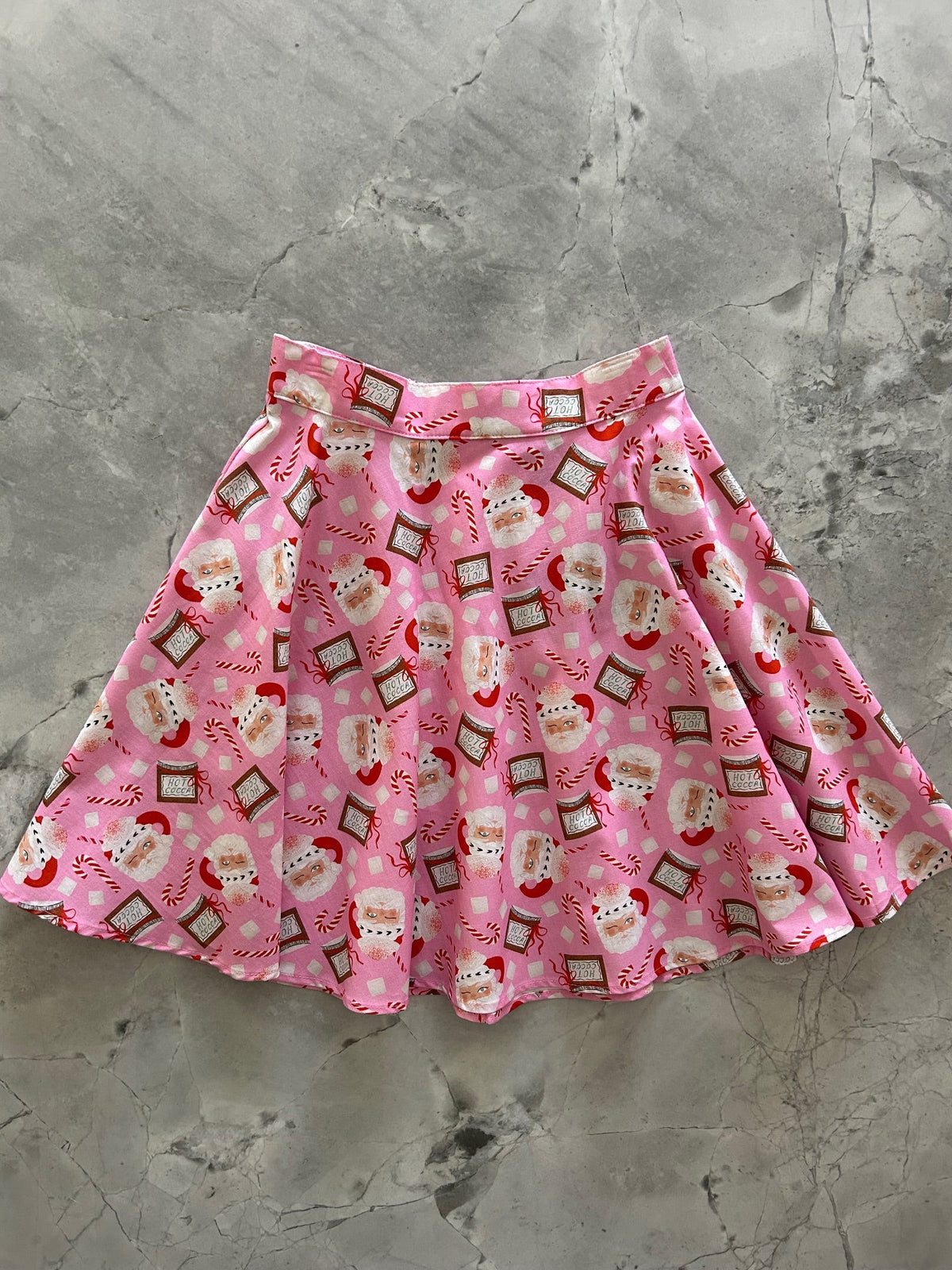Santa Mugs Skater Skirt