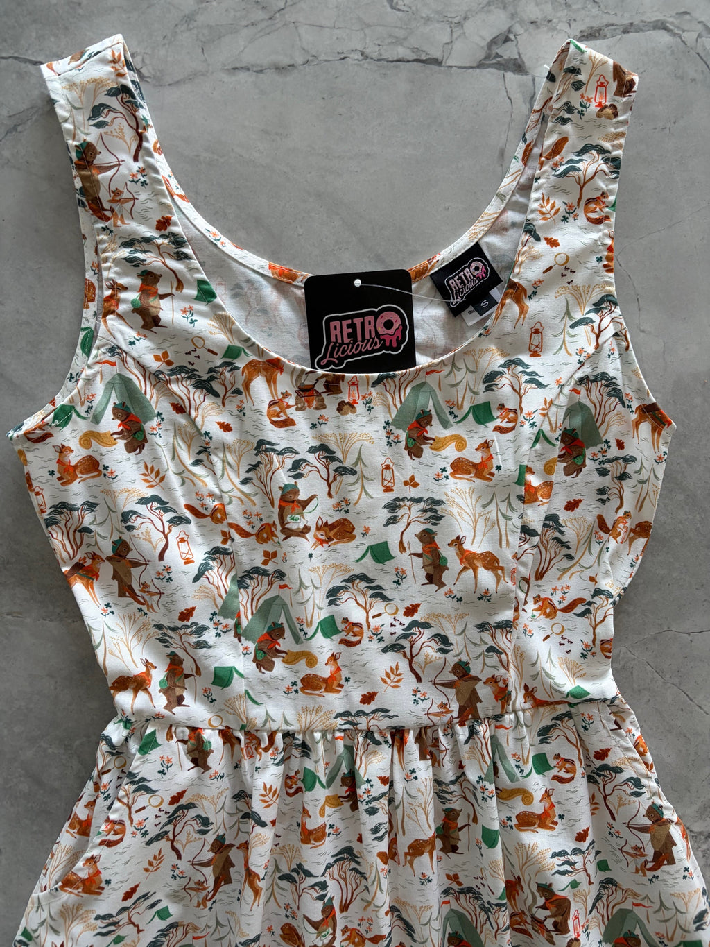 Campsite Fit & Flare Dress